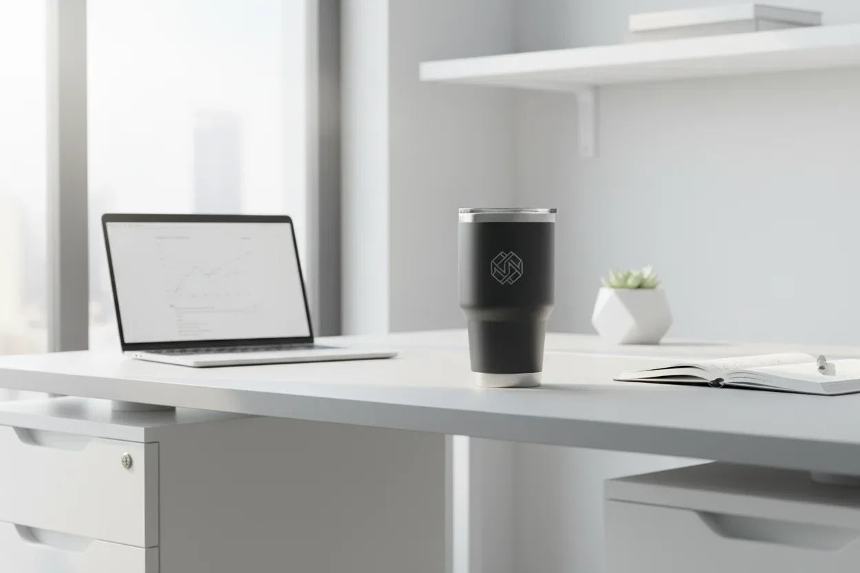 The Office Essential: A Premium Laser-Engraved Tumbler Built for Professionals
