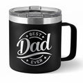 Dad Gift Mug - 14 oz Insulated Stainless Steel Tumbler with Handle
