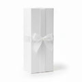 White Luxury Gift Box with Satin Ribbon