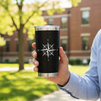 Graduation Gift for Him — 20oz Laser Engraved Compass Tumbler | Class of 2026