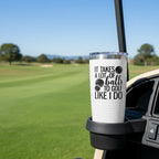 Funny Golf 20oz Insulated Tumbler — Lot Balls Design