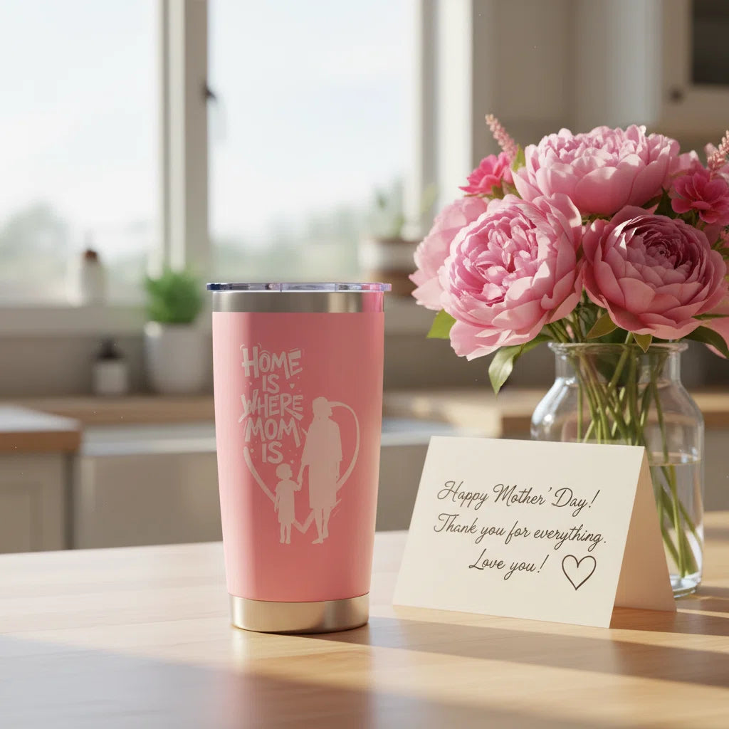 Birthday Gifts for Mom | Personalized Engraved Tumbler | Thoughtful Gift for Women, Wife, Daughter, Sister