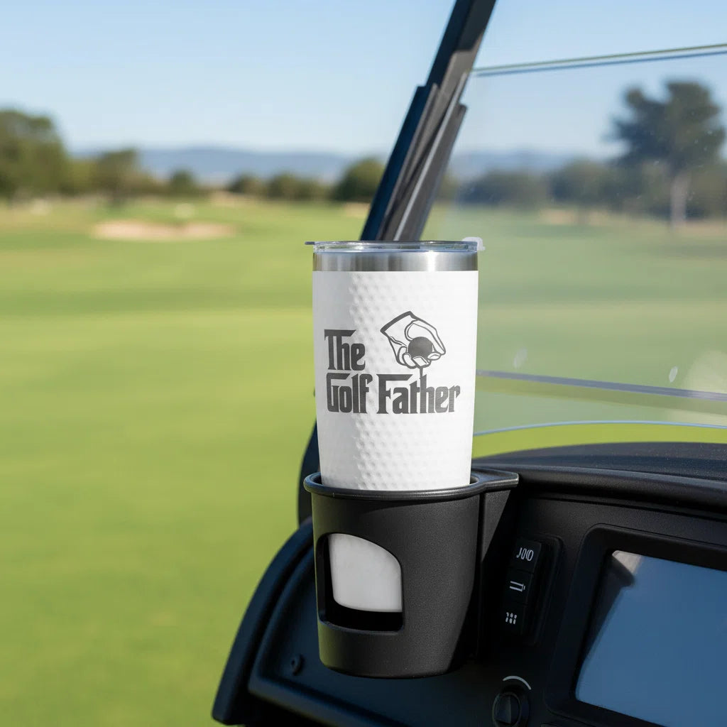 The Golf Father Tumbler - 20 oz Insulated Stainless Steel Golf Gift