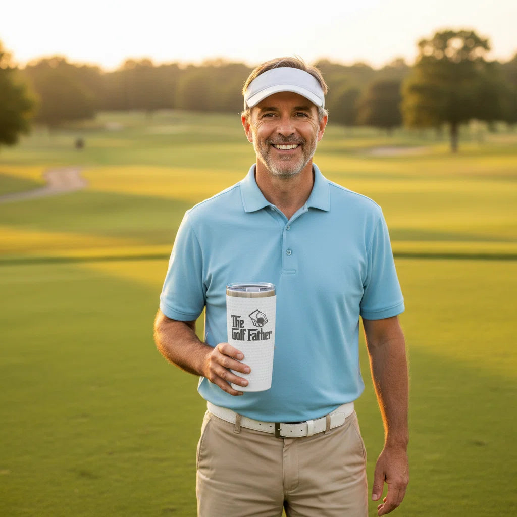 The Golf Father Tumbler - 20 oz Insulated Stainless Steel Golf Gift