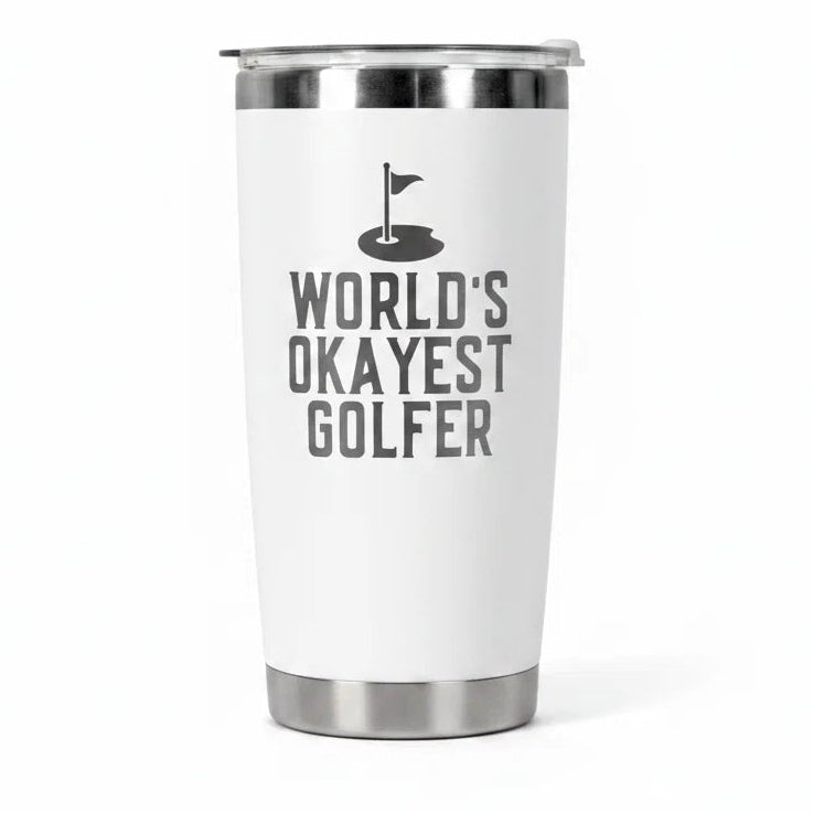 Golf Gift 20oz Insulated Tumbler — For Dad Golfer