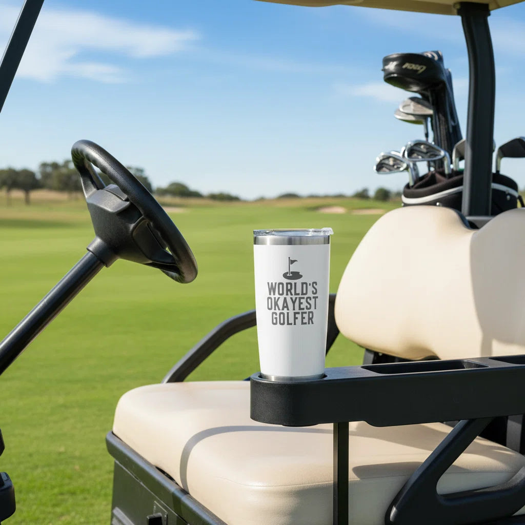Golf Gift 20oz Insulated Tumbler — For Dad Golfer