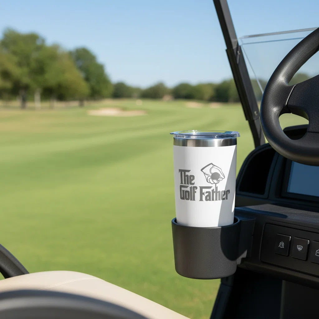 The Golf Father Tumbler 20oz | Laser Engraved Golf Dad Gift
