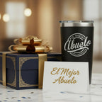 El Mejor Abuelo Del Mundo 20oz Insulated Tumbler — Laser Engraved Gift