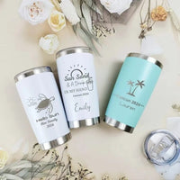 Personalized 20oz Skinny Tumbler – Custom Laser Engraved Stainless Steel Travel Mug