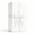 White Luxury Gift Box with Satin Ribbon