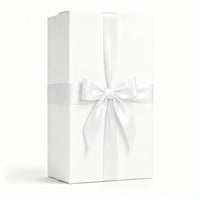 White Luxury Gift Box with Satin Ribbon