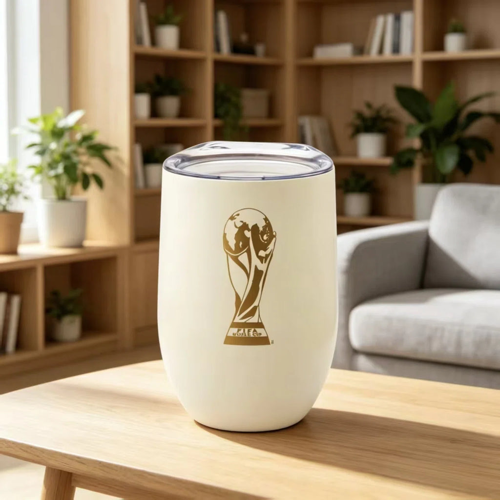 FIFA World Cup 2026 Insulated Wine Tumbler - 12 oz Stainless Steel