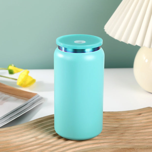 16oz Insulated Stainless Steel Tumbler - Custom Laser Engraving (Purple)