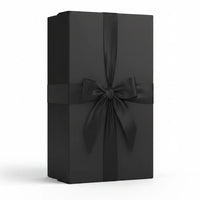 Black Luxury Gift Box with Satin Ribbon