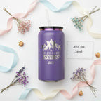 Custom Laser Engraved 16oz Insulated Tumbler — Purple, Collingwood Blues