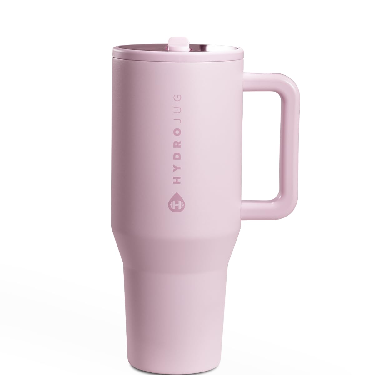 HydroJug Traveler Gym & Yoga Water Bottle | 32oz & 40oz Insulated Stainless Steel with Handle & Flip Straw