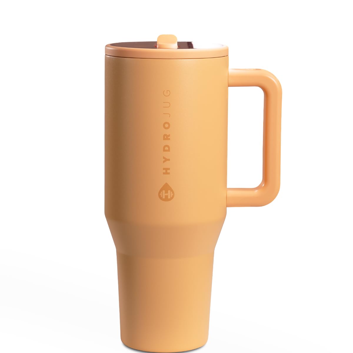 HydroJug Traveler Gym & Yoga Water Bottle | 32oz & 40oz Insulated Stainless Steel with Handle & Flip Straw