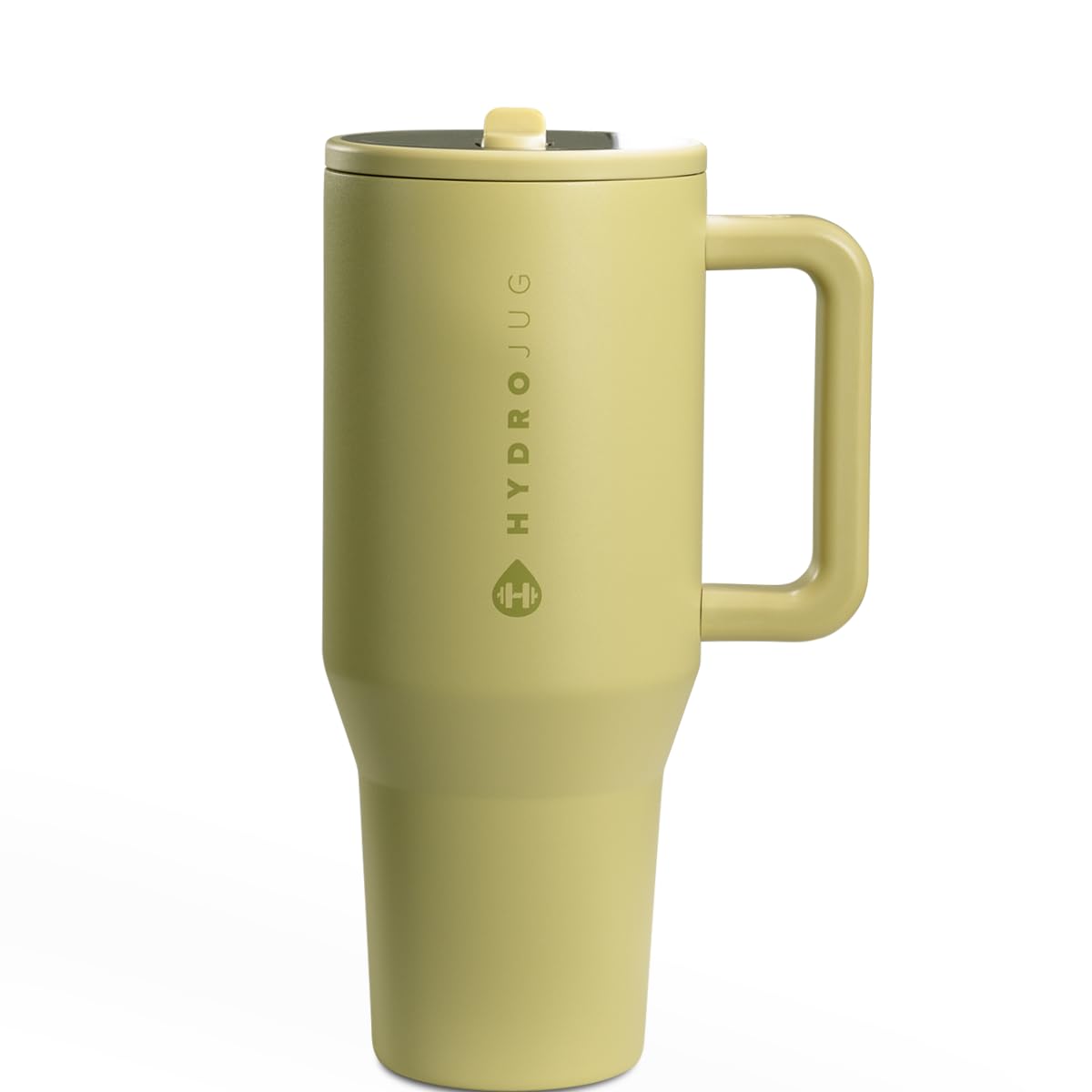 HydroJug Traveler Gym & Yoga Water Bottle | 32oz & 40oz Insulated Stainless Steel with Handle & Flip Straw