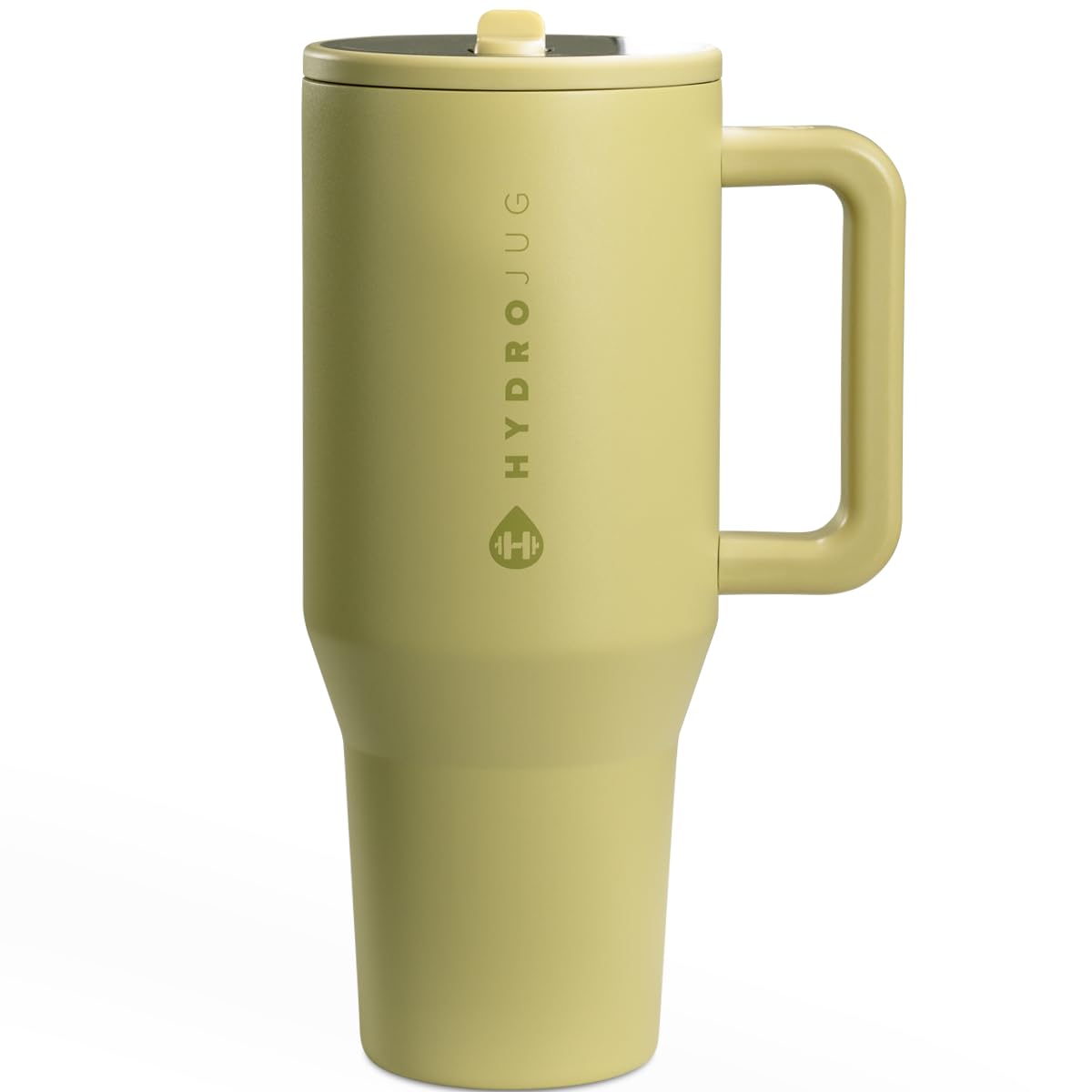 HydroJug Traveler Gym & Yoga Water Bottle | 32oz & 40oz Insulated Stainless Steel with Handle & Flip Straw