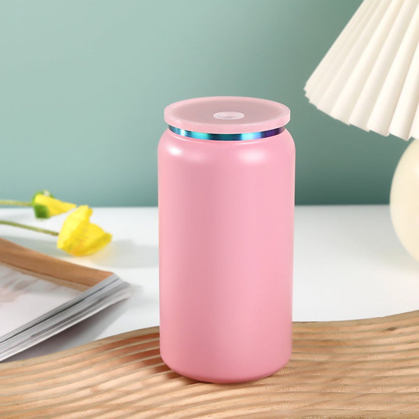 16oz Insulated Stainless Steel Tumbler - Custom Laser Engraving (Purple)