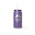 Custom Laser Engraved 16oz Insulated Tumbler — Purple, Collingwood Blues