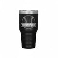 Personalized Baseball Tumbler with Name | 30oz Insulated Stainless Steel Baseball Travel Mug