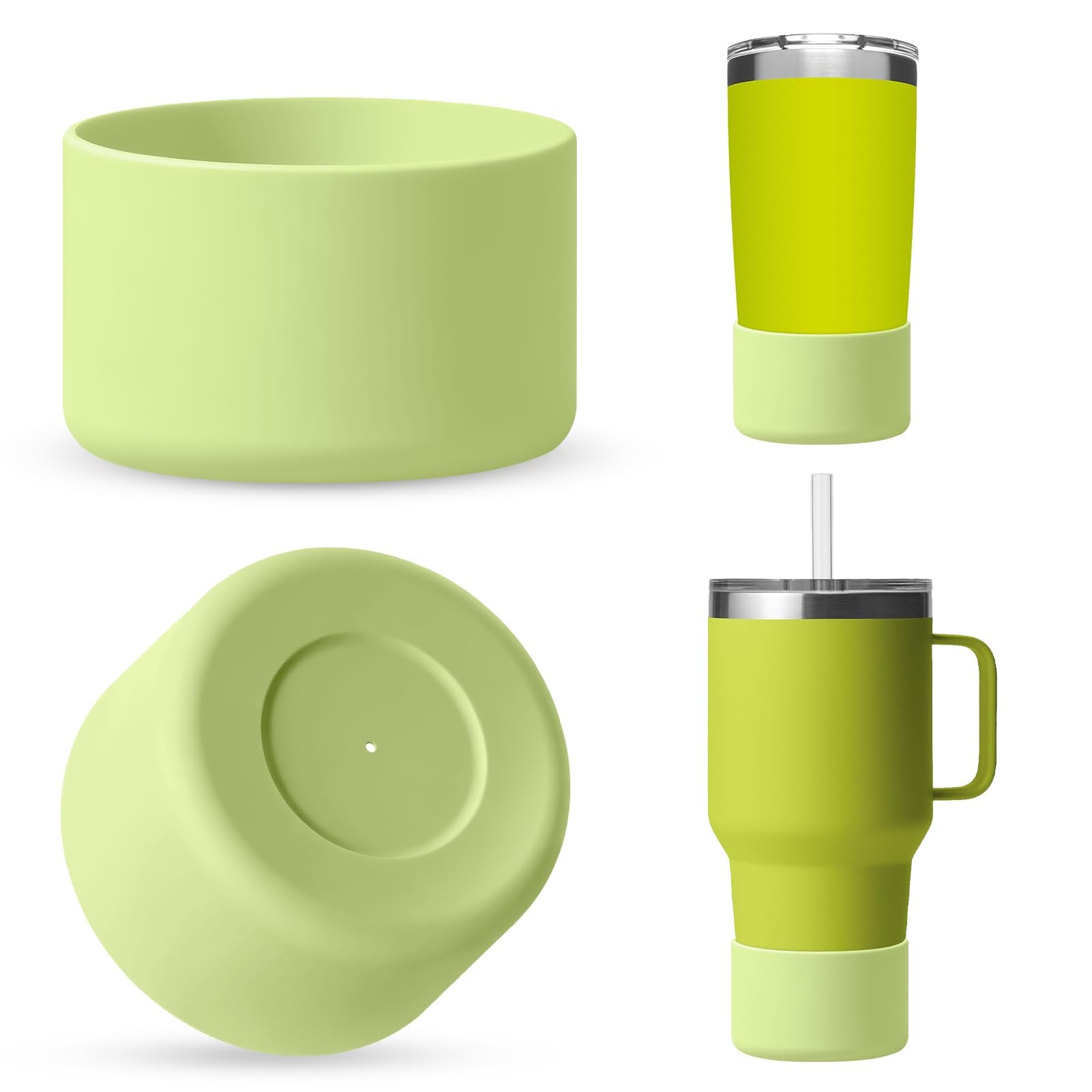 Silicone Boot for Rambler (2-Pack) | Fits 12oz 18oz Bottles & 20-30oz Tumblers