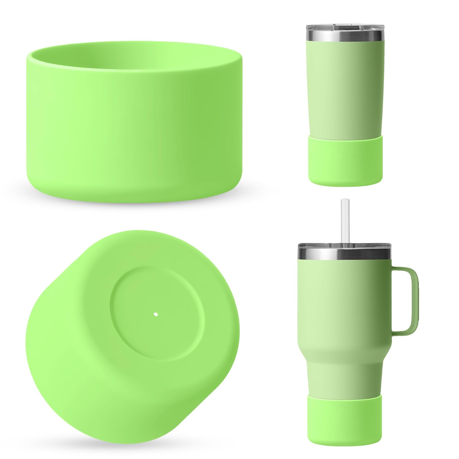 Silicone Boot for Rambler (2-Pack) | Fits 12oz 18oz Bottles & 20-30oz Tumblers