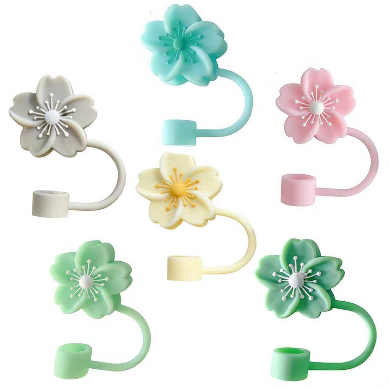 Silicone Straw Caps for 10mm Tumblers | Reusable Dust-Proof Straw Toppers for Stanley, Yeti & More