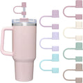 Silicone Straw Cover Caps for Stanley Cup | 10mm Straw Toppers for 40oz & 30oz Tumbler