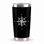 Graduation Gift for Him — 20oz Laser Engraved Compass Tumbler | Class of 2026
