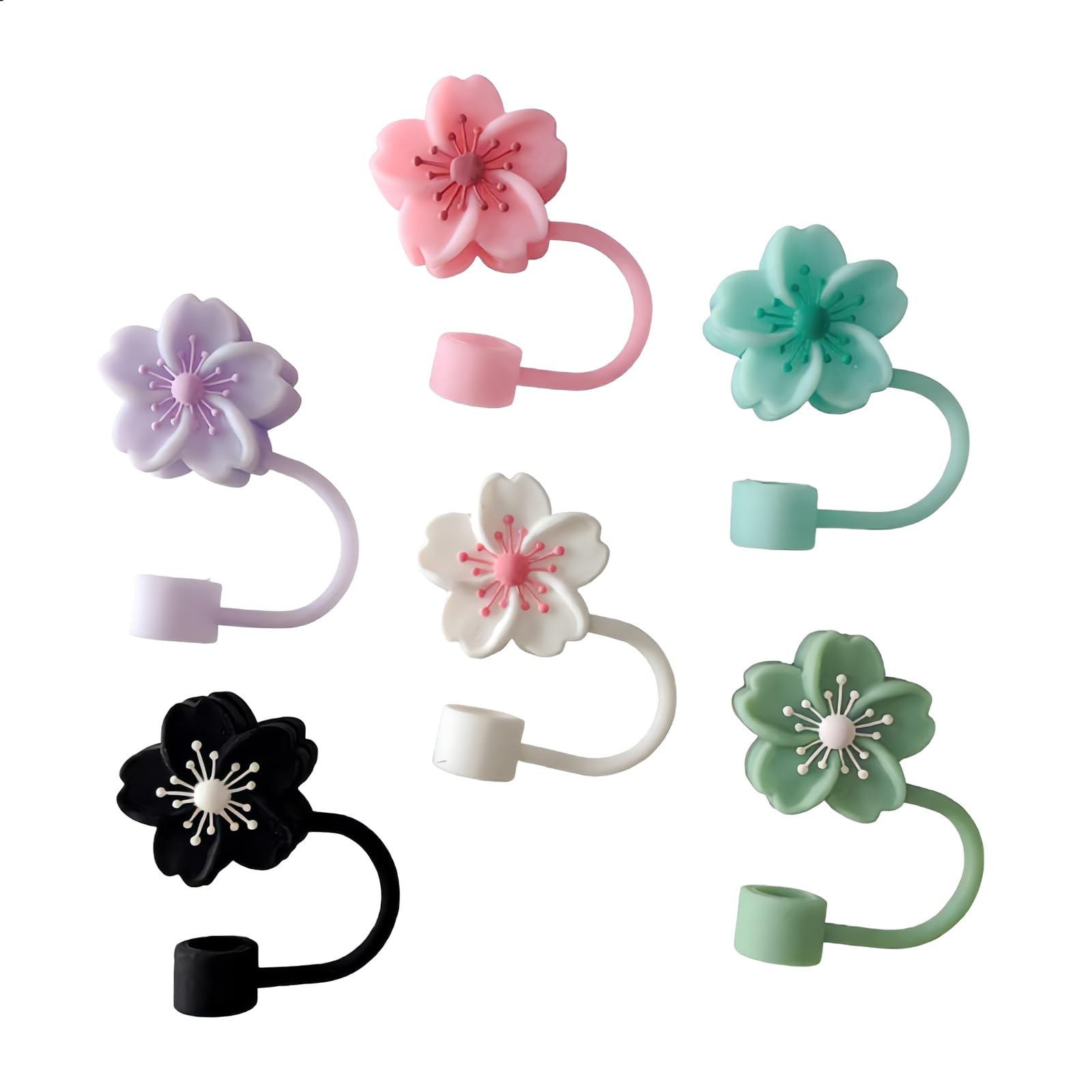 Silicone Straw Caps for 10mm Tumblers | Reusable Dust-Proof Straw Toppers for Stanley, Yeti & More