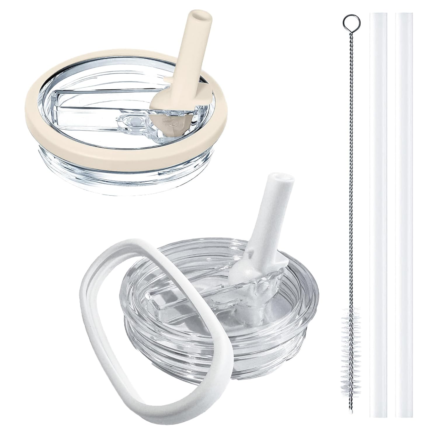 2-Pack Replacement Flip Straw Lid for Stanley Quencher H2.0 40 oz Tumbler | Leak-Proof, BPA-Free