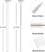 Replacement Straws for 40oz & 30oz Tumbler | 6-Pack with Cleaning Brush