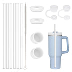 Replacement Straws for 40oz & 30oz Tumbler | 6-Pack with Cleaning Brush