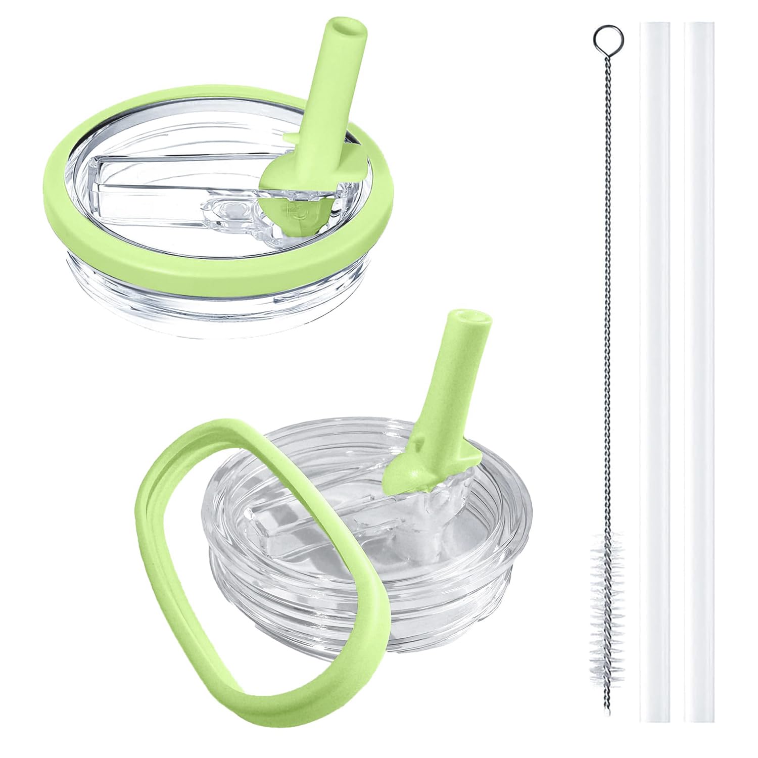 2-Pack Replacement Flip Straw Lid for Stanley Quencher H2.0 40 oz Tumbler | Leak-Proof, BPA-Free