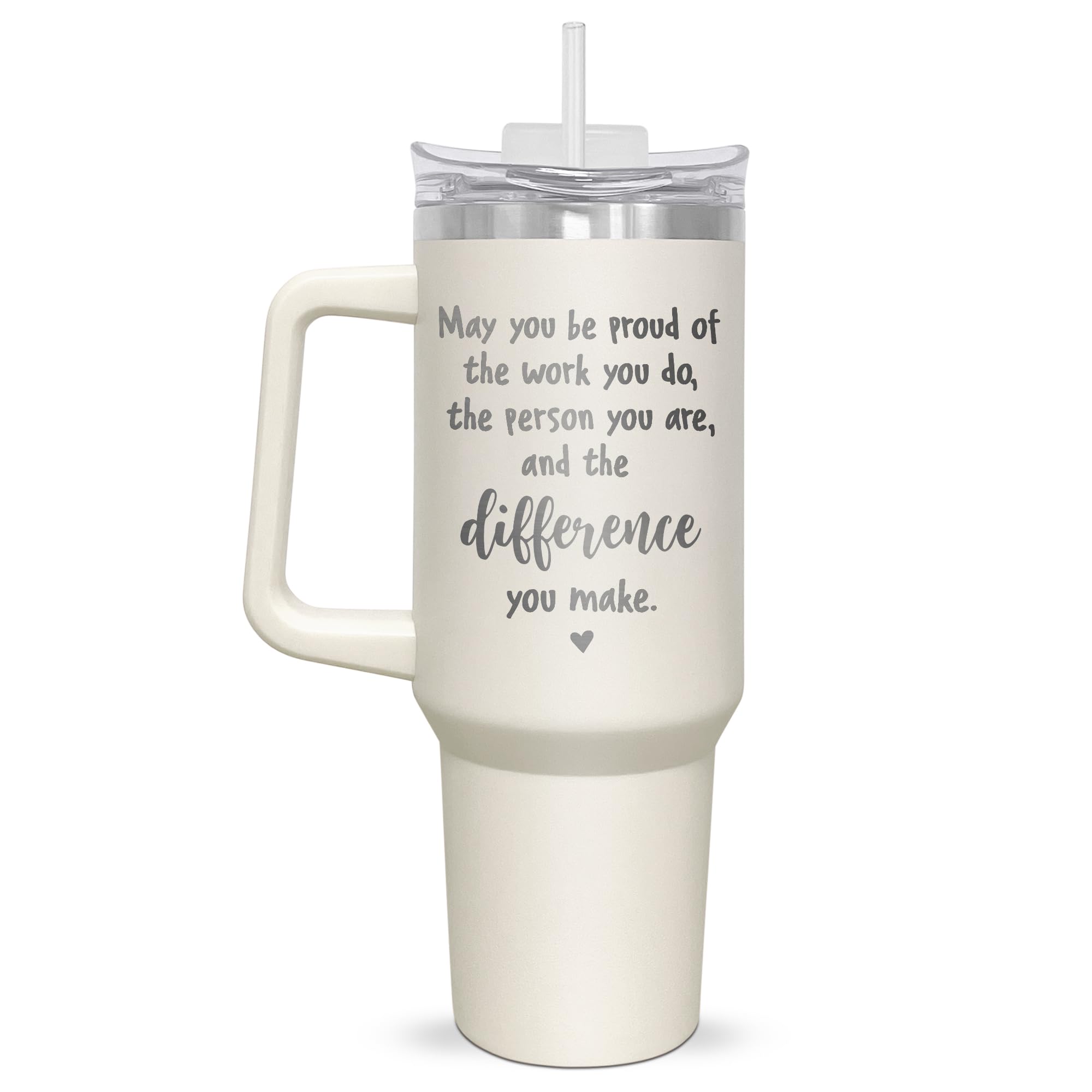 Teacher Appreciation Tumbler Gift | Insulated Coffee Tumbler with Lid