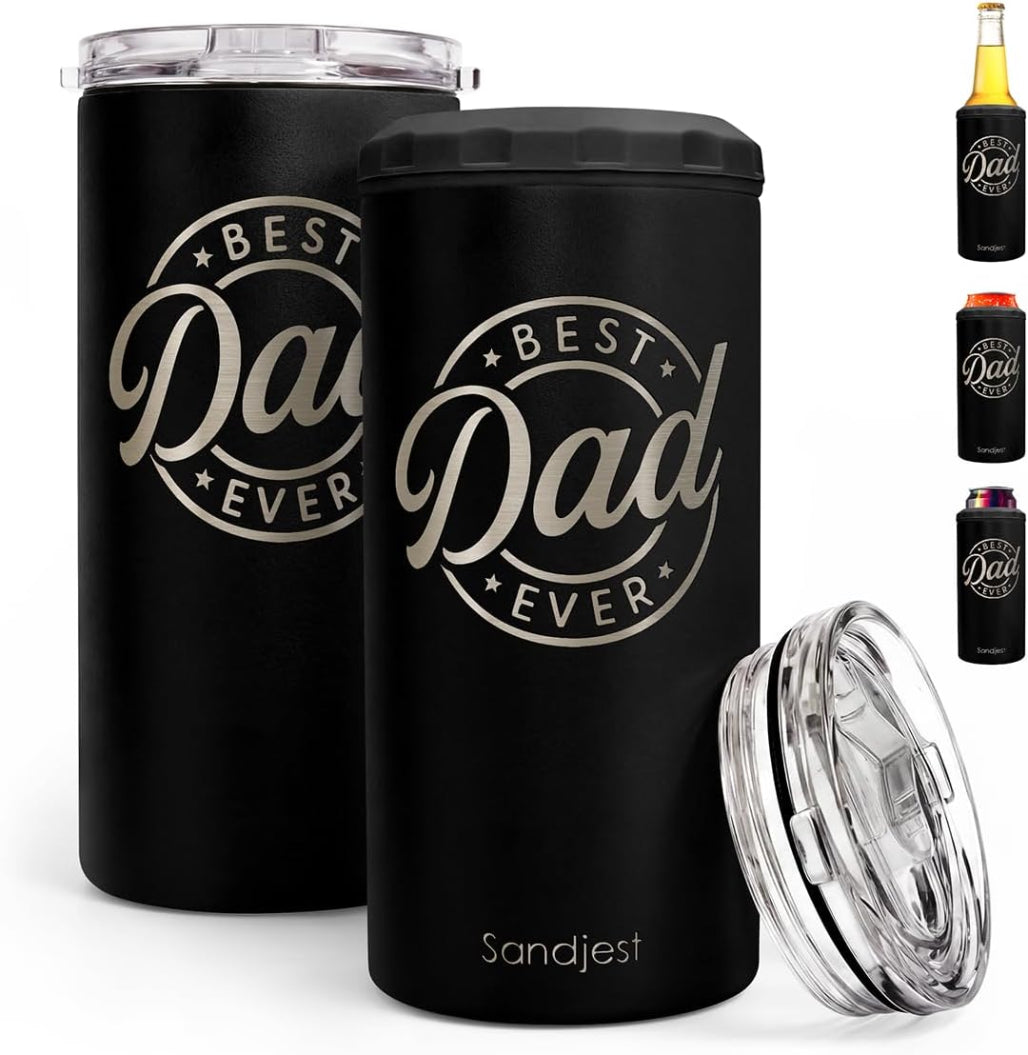12oz Insulated Can Cooler – Personalized Gift for Dad, Grandpa & Men