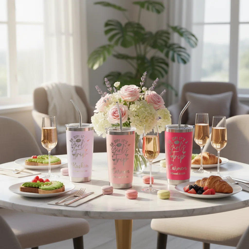 Personalized Engraved Tumbler | Custom Name & Design | 20oz Insulated