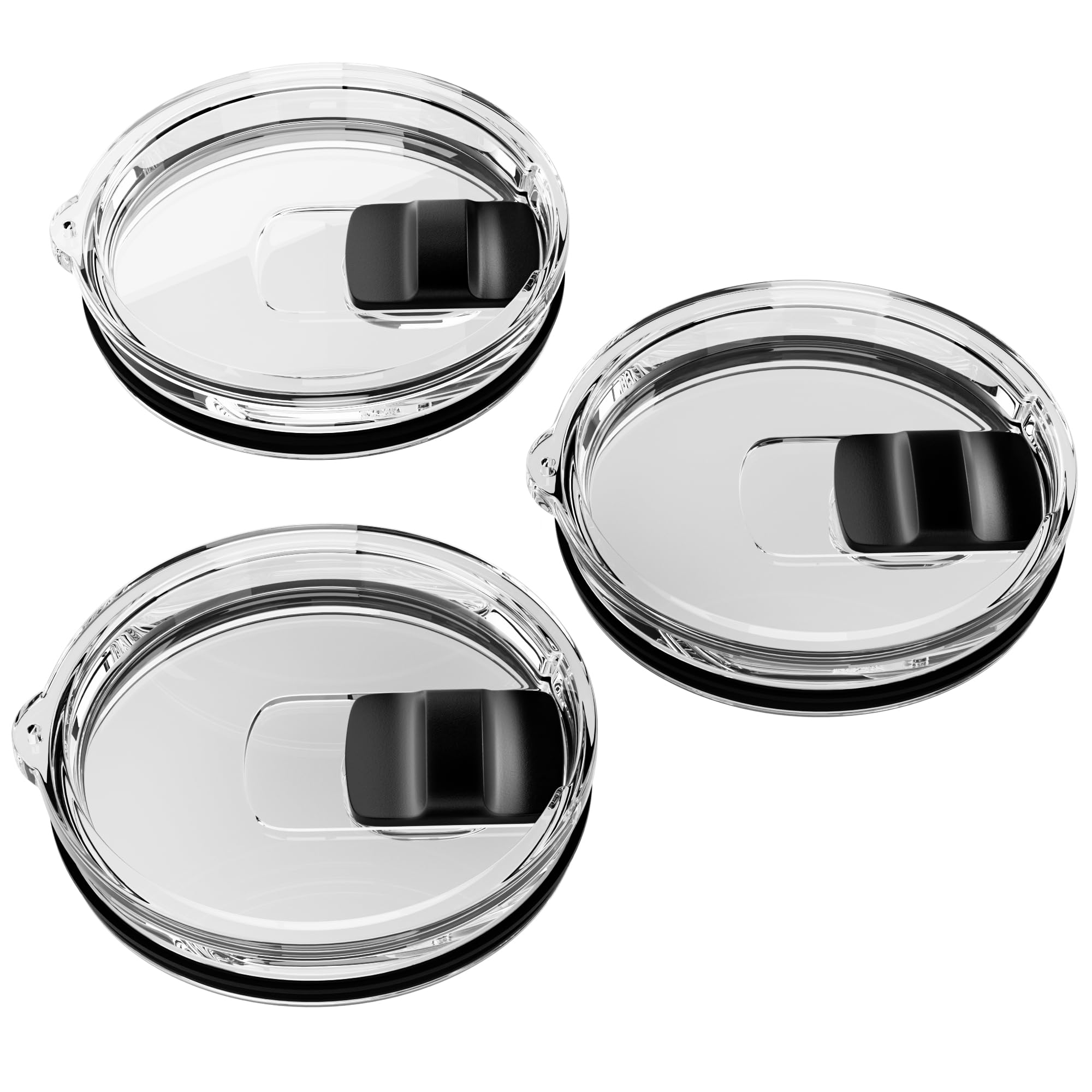Replacement Tumbler Lid for 20oz & 10oz Cups | Magnetic Slider Lid | 1–4 Pack