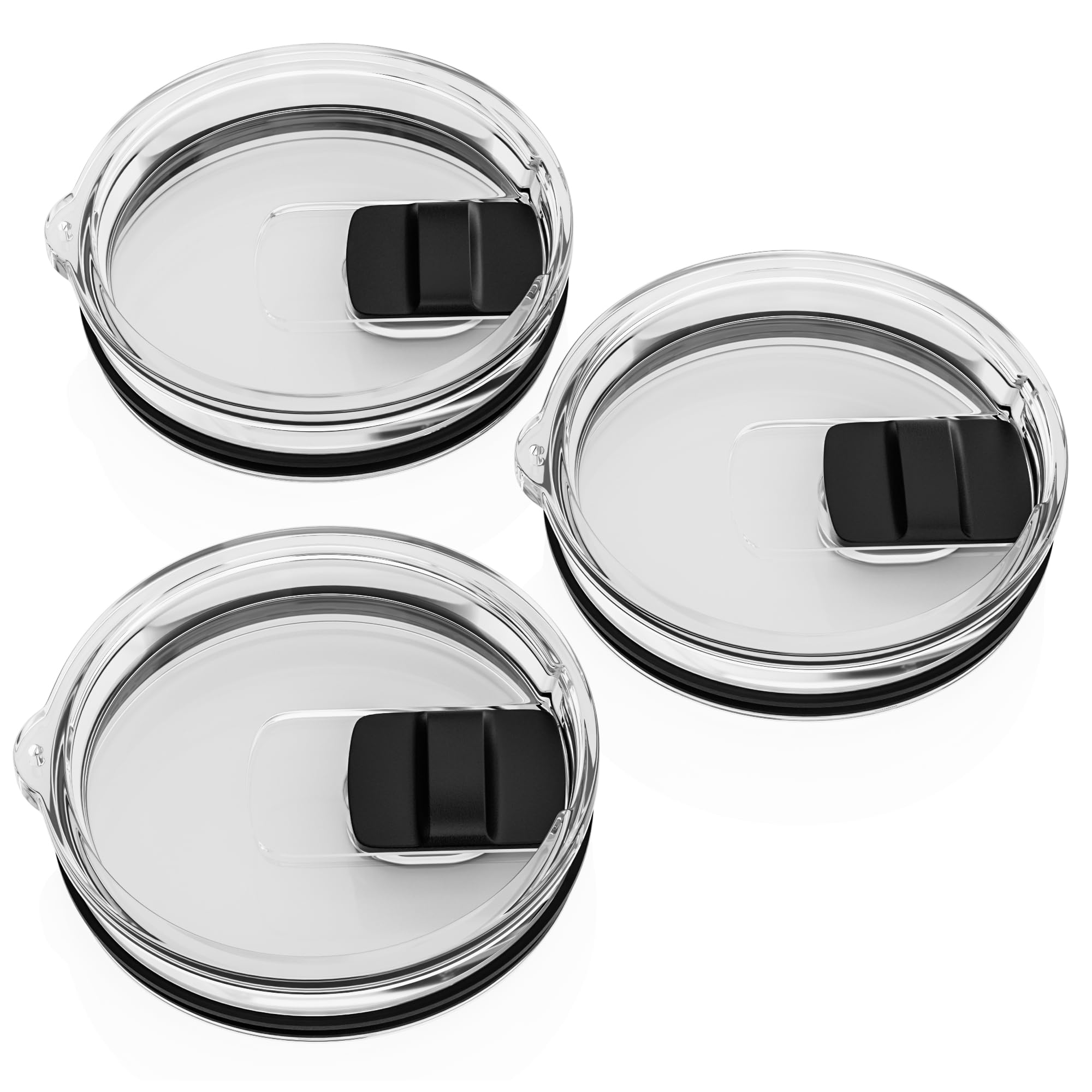 Replacement Tumbler Lid for 20oz & 10oz Cups | Magnetic Slider Lid | 1–4 Pack