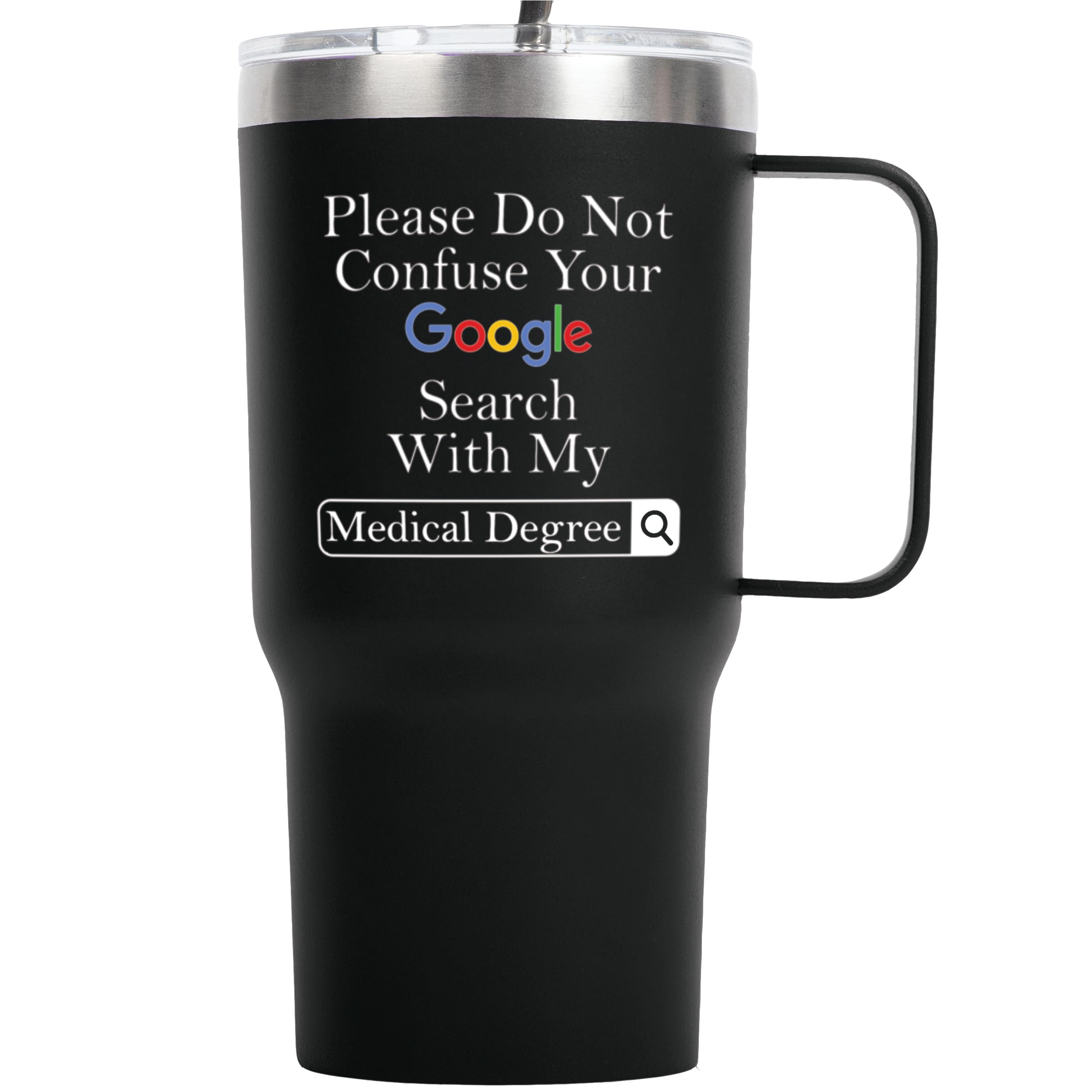 One Degree Hotter Graduation Tumbler | 20oz Black Insulated Cup for Nurses, Doctors & Graduates