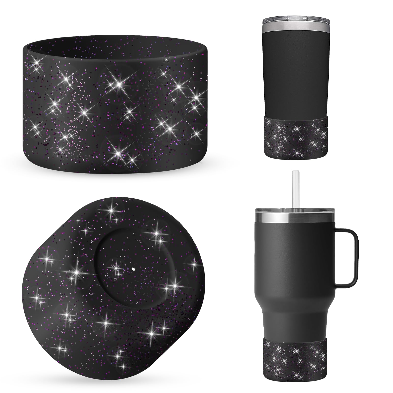 Silicone Boot for Rambler (2-Pack) | Fits 12oz 18oz Bottles & 20-30oz Tumblers