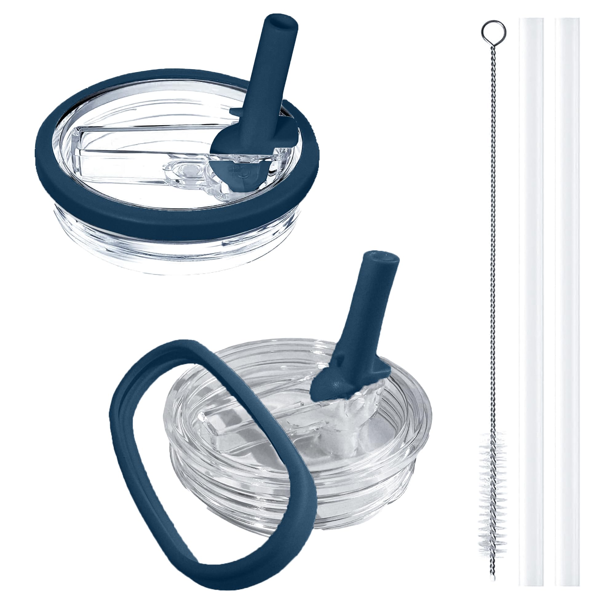 2-Pack Replacement Flip Straw Lid for Stanley Quencher H2.0 40 oz Tumbler | Leak-Proof, BPA-Free