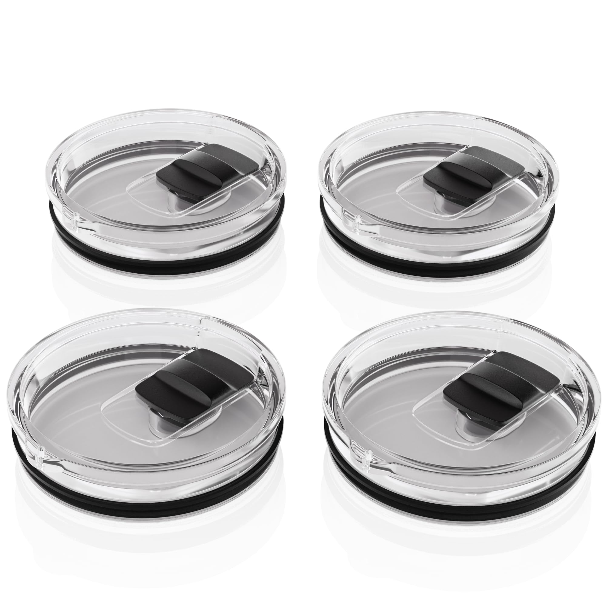 Replacement Tumbler Lid for 20oz & 10oz Cups | Magnetic Slider Lid | 1–4 Pack