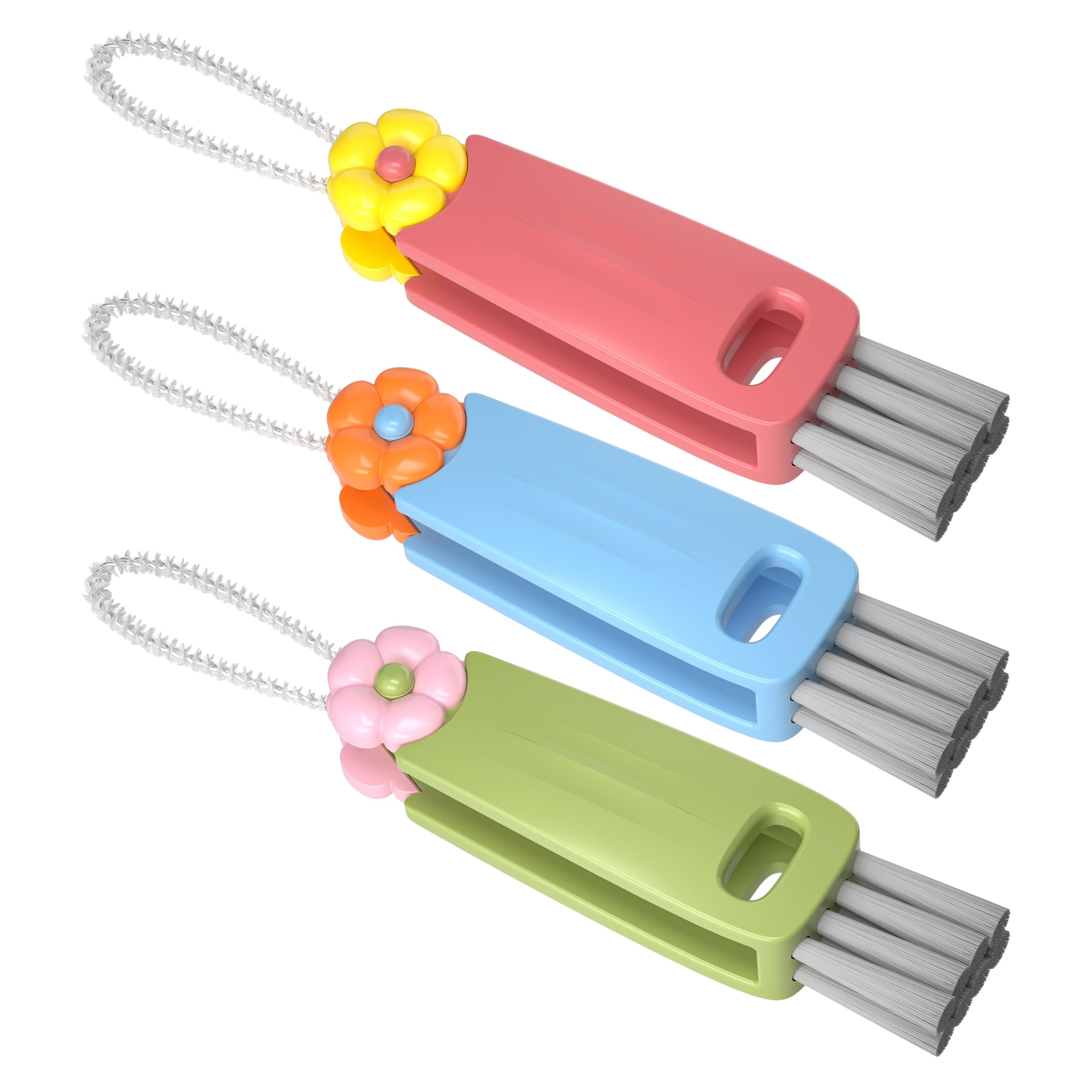 3-in-1 Cup Lid Gap Cleaning Brush Set | Multifunctional Bottle & Crevice Cleaner for Tumblers