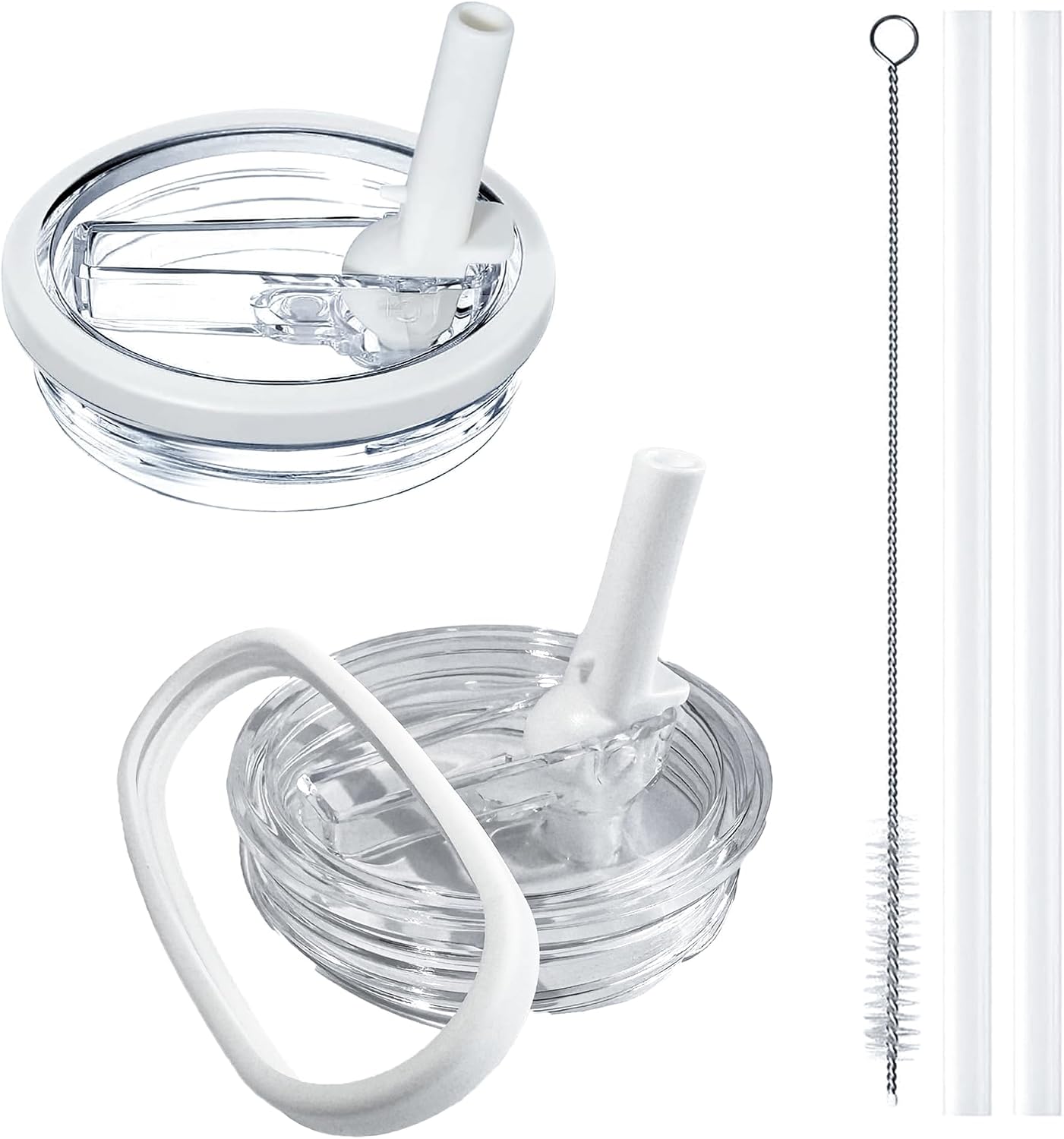 2-Pack Replacement Flip Straw Lid for Stanley Quencher H2.0 40 oz Tumbler | Leak-Proof, BPA-Free