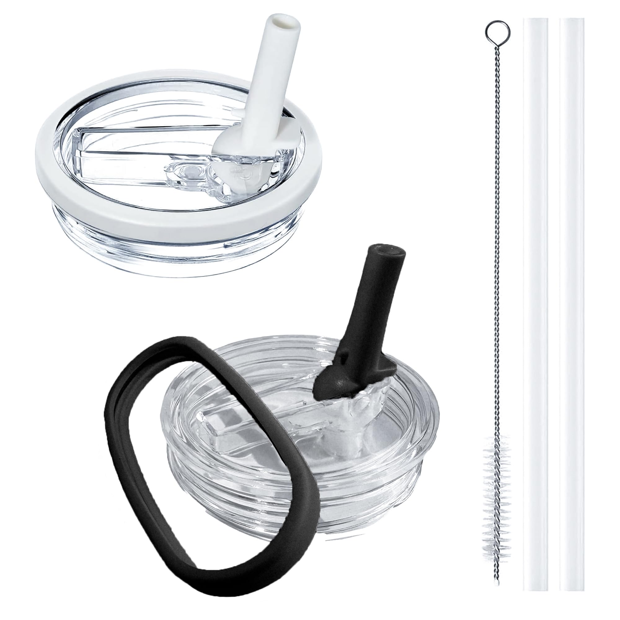 2-Pack Replacement Flip Straw Lid for Stanley Quencher H2.0 40 oz Tumbler | Leak-Proof, BPA-Free