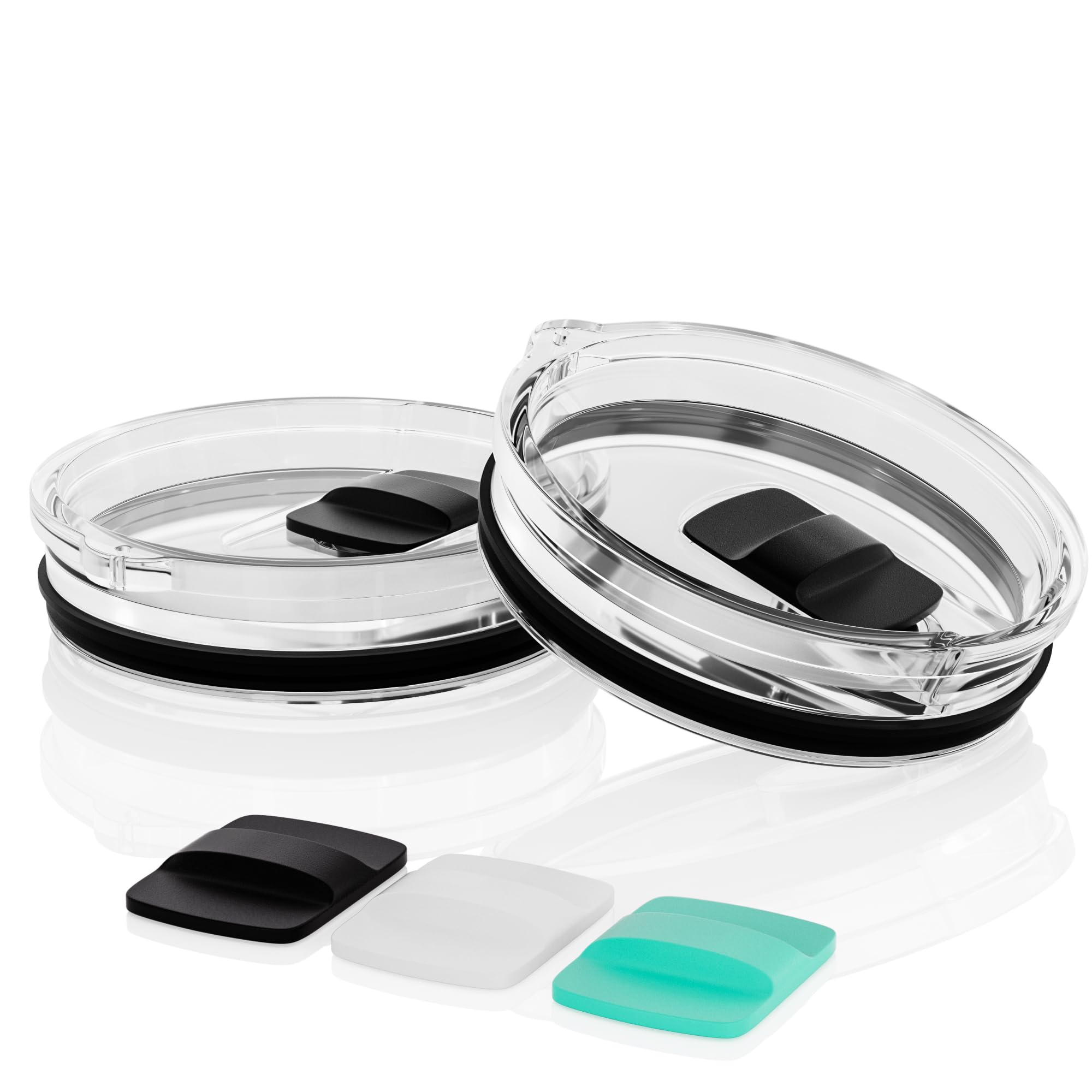 Replacement Tumbler Lid for 20oz & 10oz Cups | Magnetic Slider Lid | 1–4 Pack