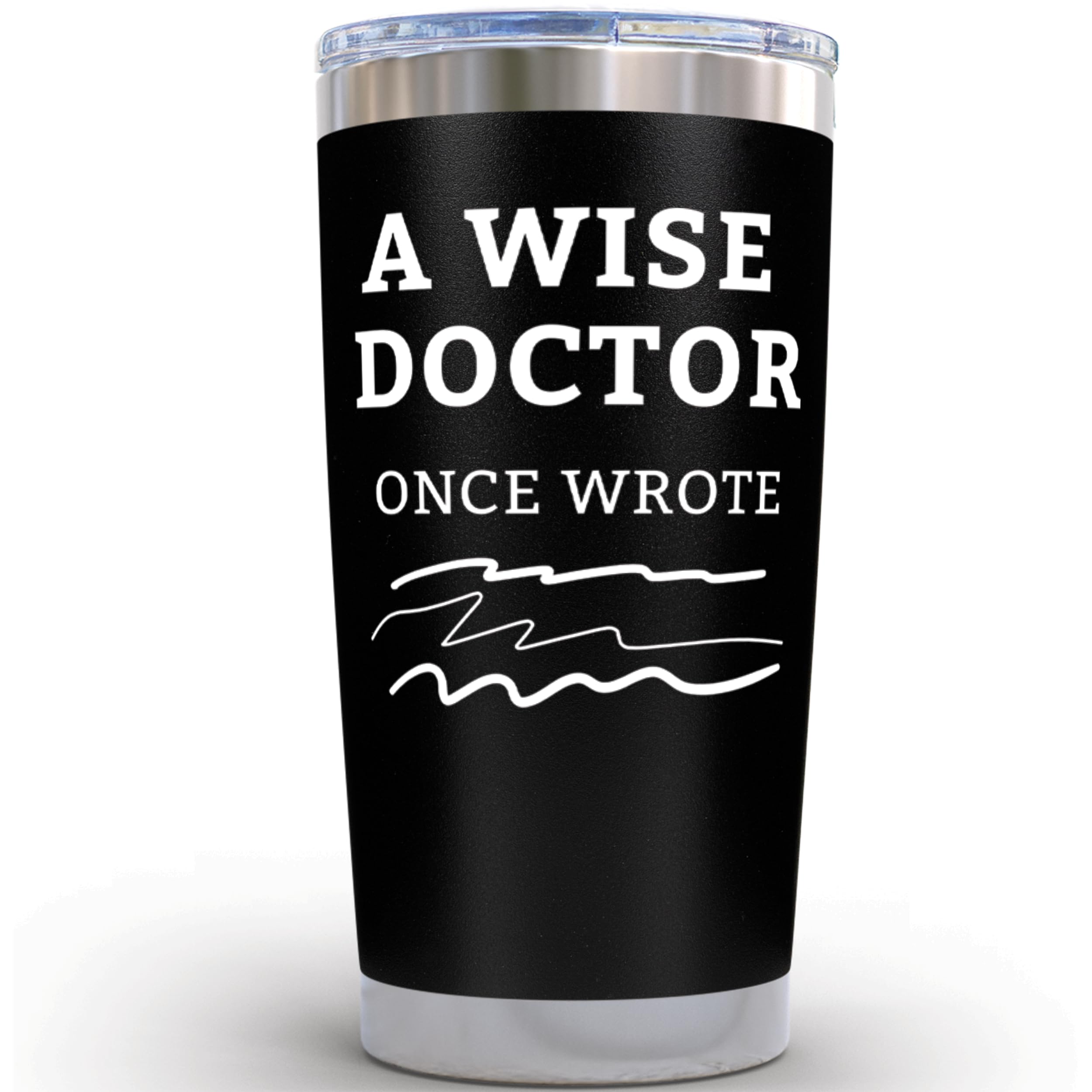 One Degree Hotter Graduation Tumbler | 20oz Black Insulated Cup for Nurses, Doctors & Graduates